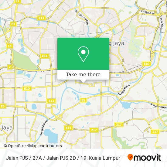 Jalan PJS / 27A / Jalan PJS 2D / 19 map