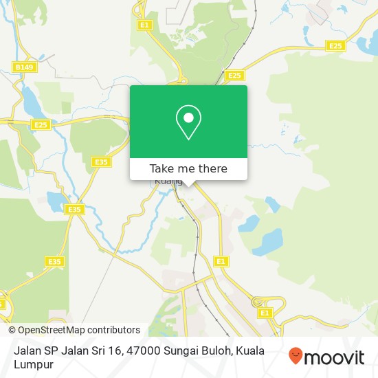 Peta Jalan SP Jalan Sri 16, 47000 Sungai Buloh