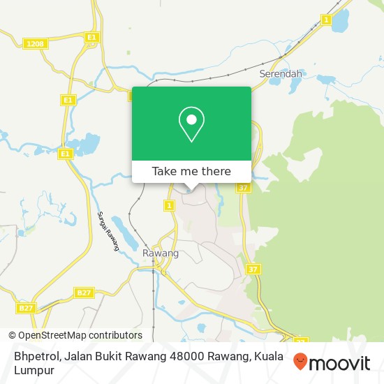 Peta Bhpetrol, Jalan Bukit Rawang 48000 Rawang
