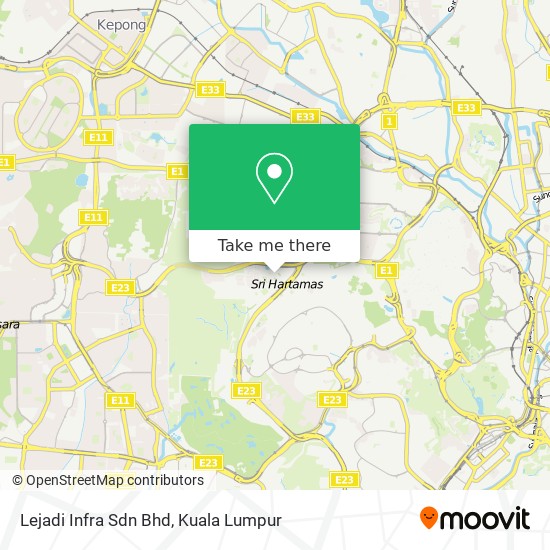 Lejadi Infra Sdn Bhd map