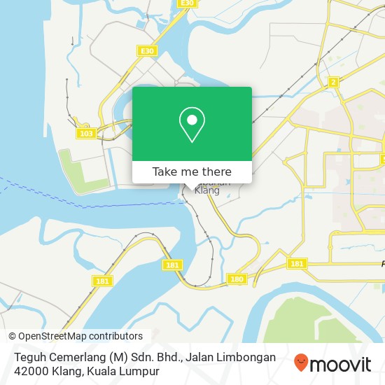 Peta Teguh Cemerlang (M) Sdn. Bhd., Jalan Limbongan 42000 Klang