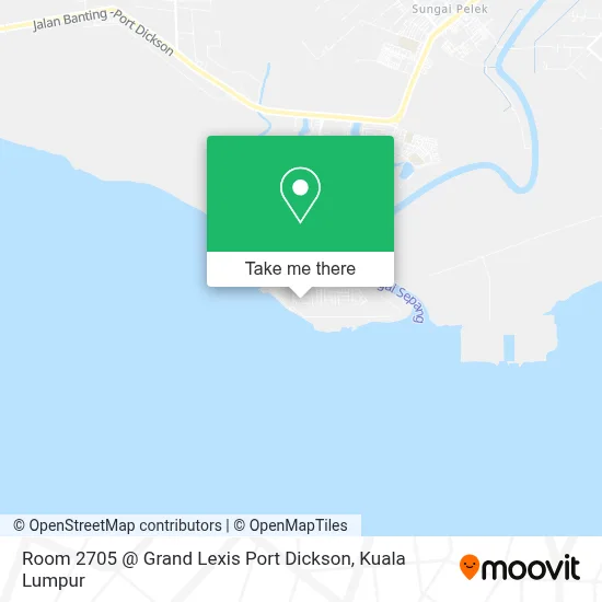 Room 2705 @ Grand Lexis Port Dickson map