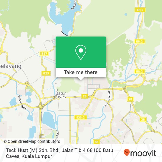 Teck Huat (M) Sdn. Bhd., Jalan Tib 4 68100 Batu Caves map