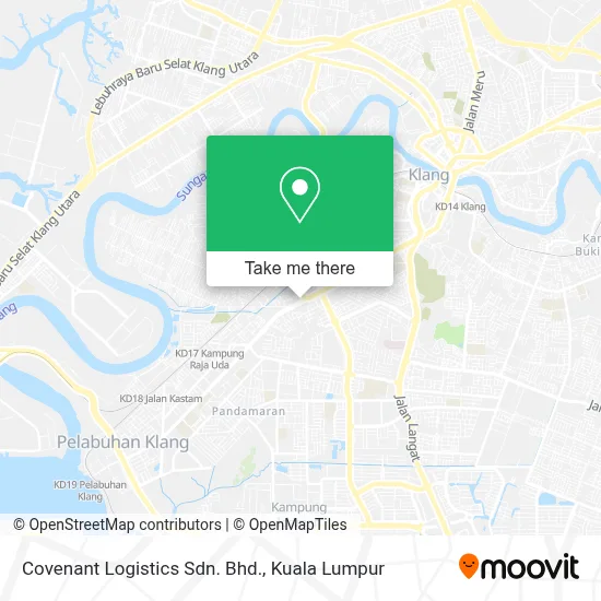 Covenant Logistics Sdn. Bhd. map