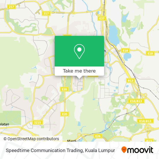 Speedtime Communication Trading map