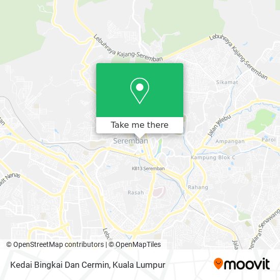 Kedai Bingkai Dan Cermin map