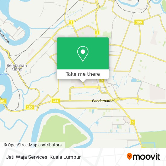 Jati Waja Services map