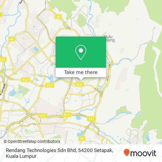 Rendang Technologies Sdn Bhd, 54200 Setapak map