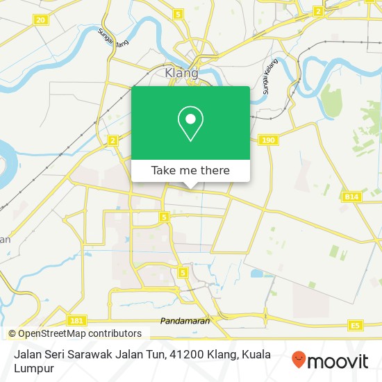 Jalan Seri Sarawak Jalan Tun, 41200 Klang map