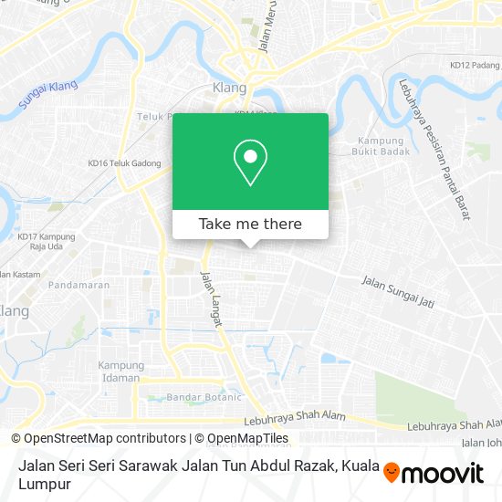 Peta Jalan Seri Seri Sarawak Jalan Tun Abdul Razak