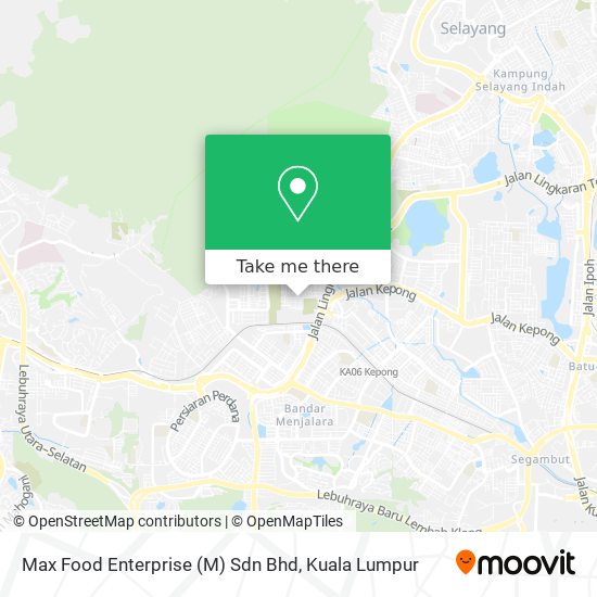 Max Food Enterprise (M) Sdn Bhd map