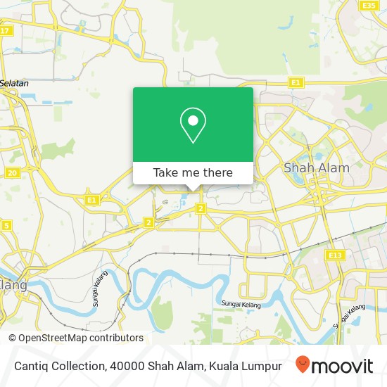 Cantiq Collection, 40000 Shah Alam map