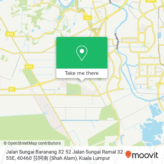 Jalan Sungai Baranang 32 52 Jalan Sungai Ramal 32 55E, 40460 莎阿南 (Shah Alam) map