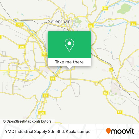 Peta YMC Industrial Supply Sdn Bhd