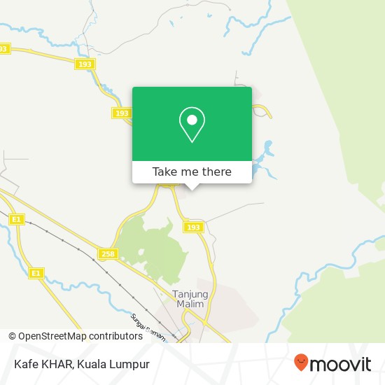 Kafe KHAR map