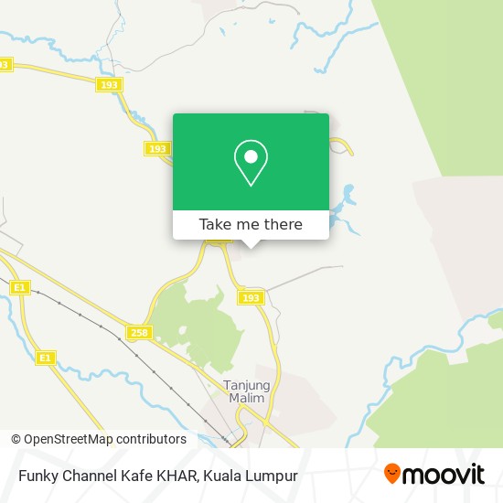 Funky Channel Kafe KHAR map