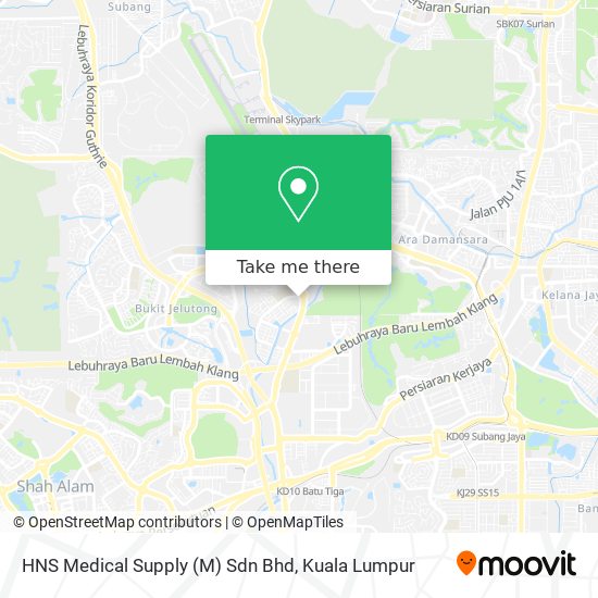 HNS Medical Supply (M) Sdn Bhd map