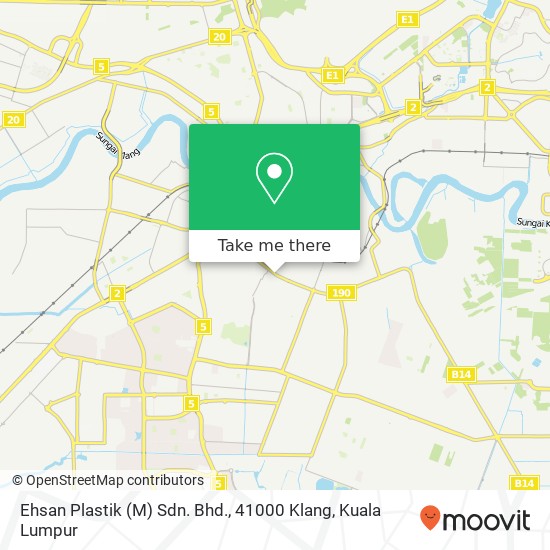 Peta Ehsan Plastik (M) Sdn. Bhd., 41000 Klang