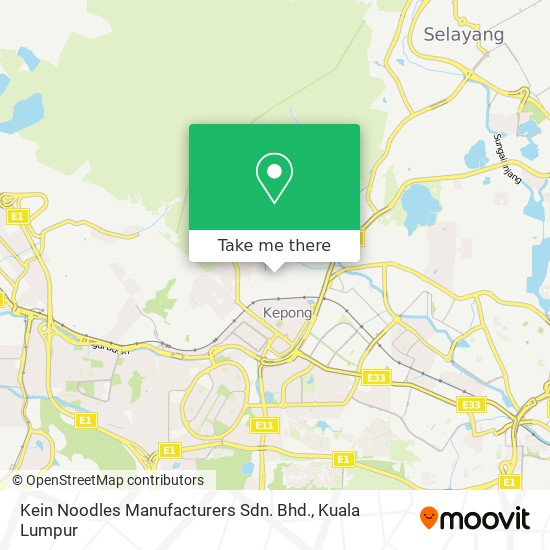 Kein Noodles Manufacturers Sdn. Bhd. map