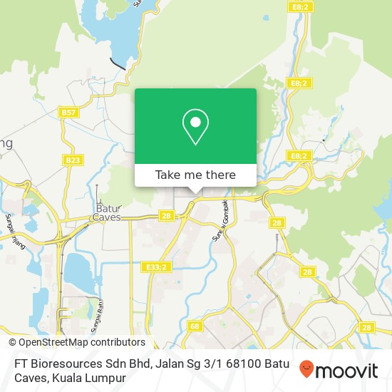 FT Bioresources Sdn Bhd, Jalan Sg 3 / 1 68100 Batu Caves map