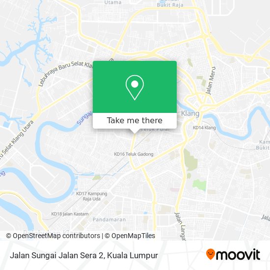 Peta Jalan Sungai Jalan Sera 2