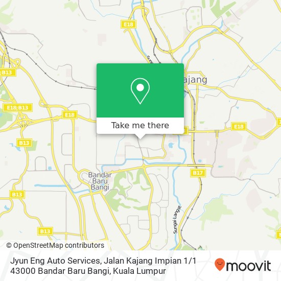 Jyun Eng Auto Services, Jalan Kajang Impian 1 / 1 43000 Bandar Baru Bangi map