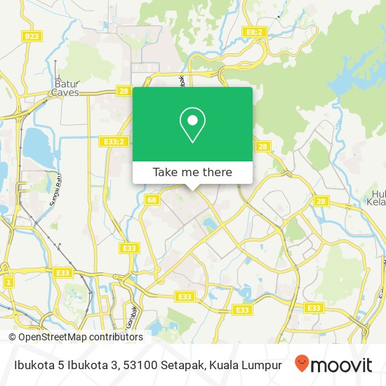 Ibukota 5 Ibukota 3, 53100 Setapak map