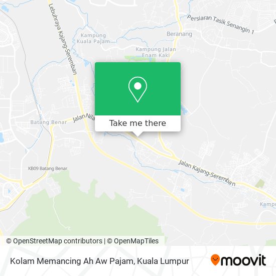 Peta Kolam Memancing Ah Aw Pajam