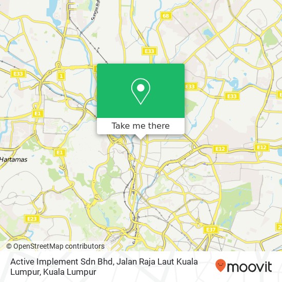 Active Implement Sdn Bhd, Jalan Raja Laut Kuala Lumpur map