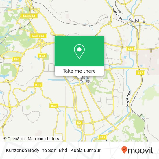 Kunzense Bodyline Sdn. Bhd. map