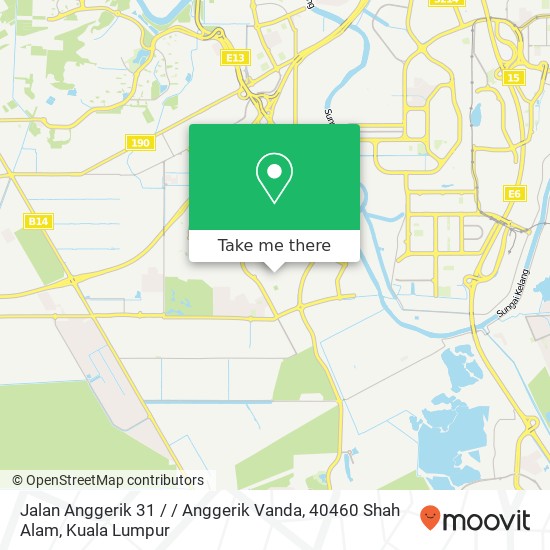 Jalan Anggerik 31 / / Anggerik Vanda, 40460 Shah Alam map