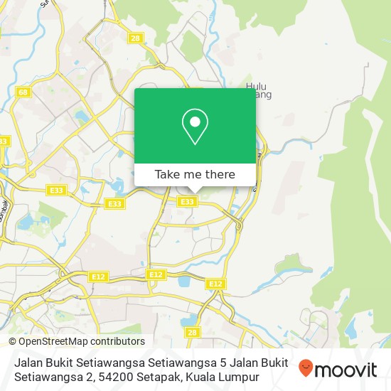 Jalan Bukit Setiawangsa Setiawangsa 5 Jalan Bukit Setiawangsa 2, 54200 Setapak map