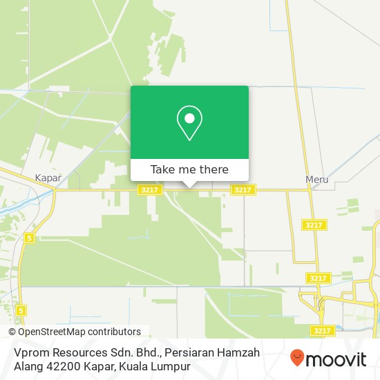 Peta Vprom Resources Sdn. Bhd., Persiaran Hamzah Alang 42200 Kapar