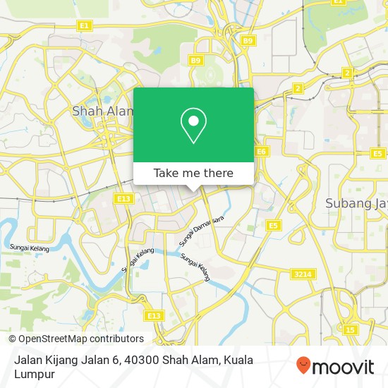Jalan Kijang Jalan 6, 40300 Shah Alam map