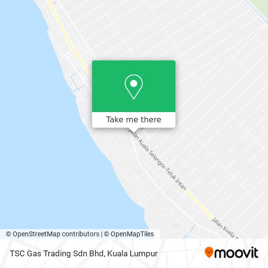 Peta TSC Gas Trading Sdn Bhd