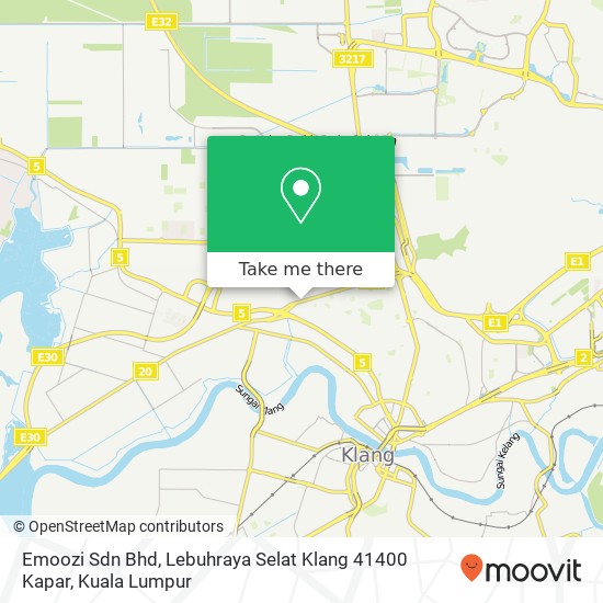 Emoozi Sdn Bhd, Lebuhraya Selat Klang 41400 Kapar map