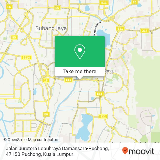 Jalan Jurutera Lebuhraya Damansara-Puchong, 47150 Puchong map