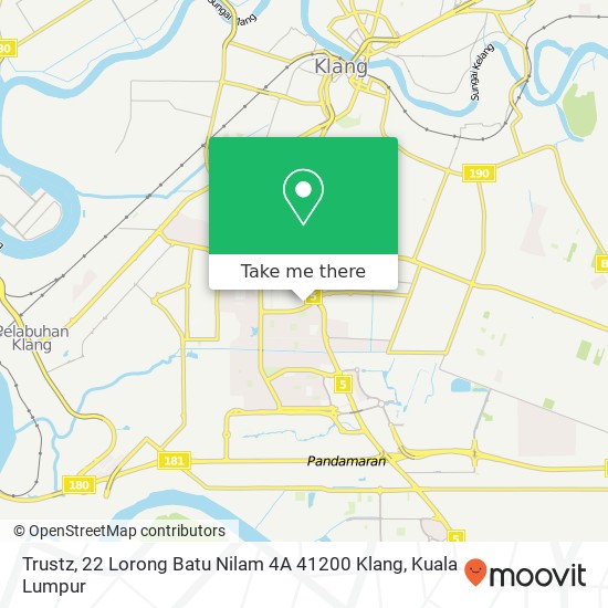 Trustz, 22 Lorong Batu Nilam 4A 41200 Klang map