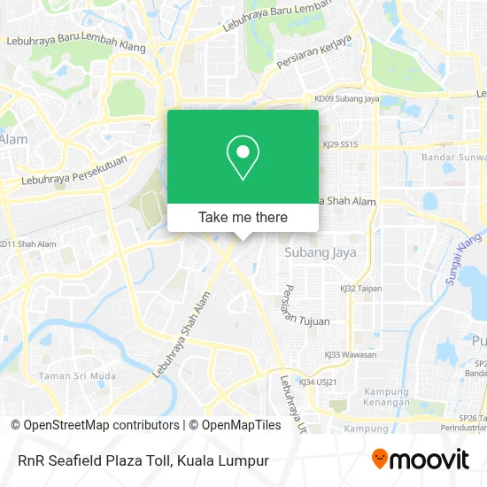 RnR Seafield Plaza Toll map