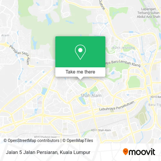 Jalan 5 Jalan Persiaran map