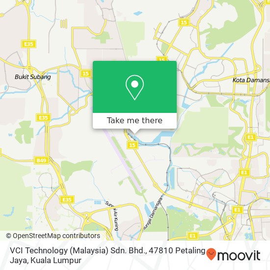 VCI Technology (Malaysia) Sdn. Bhd., 47810 Petaling Jaya map