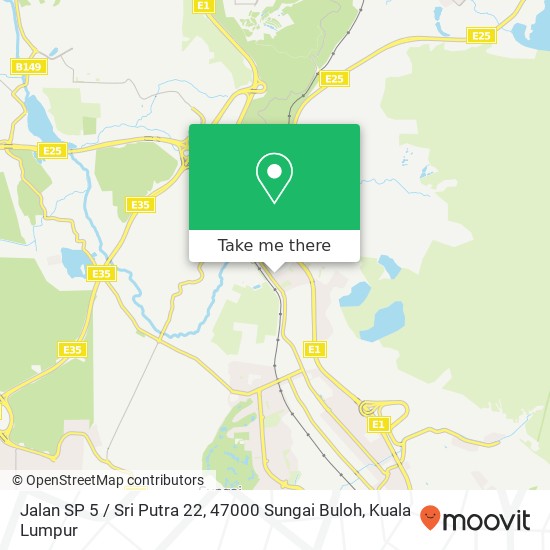 Jalan SP 5 / Sri Putra 22, 47000 Sungai Buloh map