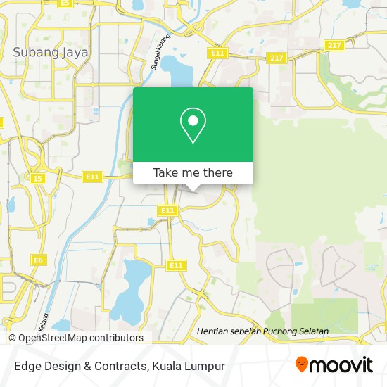 如何坐公交或捷运和轻快铁去puchong的edge Design Contracts