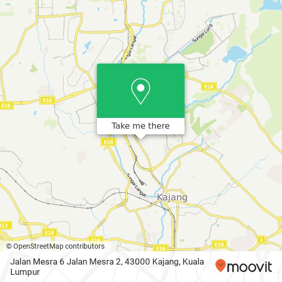 Jalan Mesra 6 Jalan Mesra 2, 43000 Kajang map