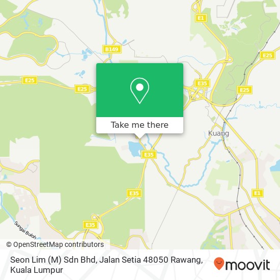 Seon Lim (M) Sdn Bhd, Jalan Setia 48050 Rawang map