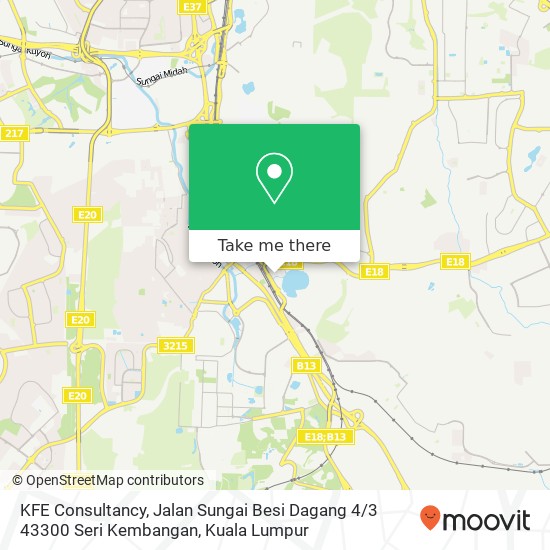 KFE Consultancy, Jalan Sungai Besi Dagang 4 / 3 43300 Seri Kembangan map