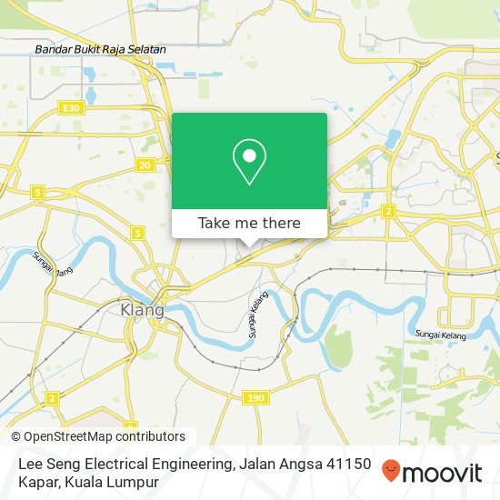 Lee Seng Electrical Engineering, Jalan Angsa 41150 Kapar map