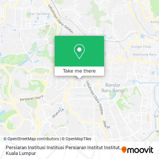 Persiaran Institusi Institusi Persiaran Institut Institut map