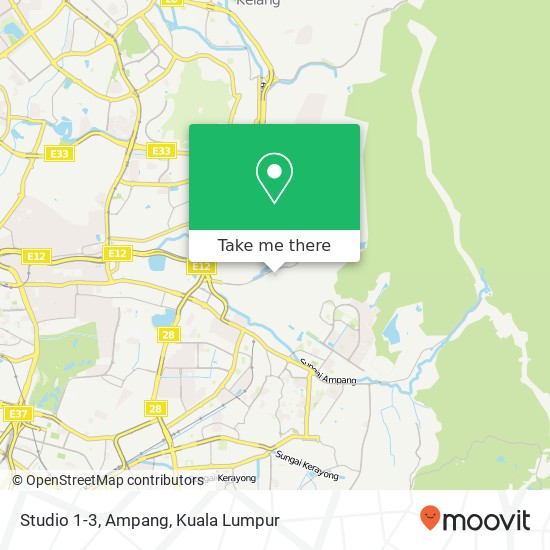 Peta Studio 1-3, Ampang
