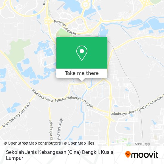 Sekolah Jenis Kebangsaan (Cina) Dengkil map